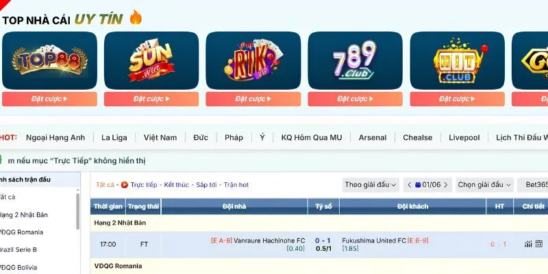 Xem kết quả bóng đá qua các nền tảng livescore phổ biến nhất